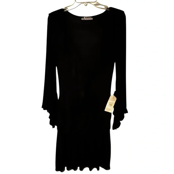 Rinascimento Linea X-Generation Witchy Goth Waist Flared Arm Dress Stevie Nichs - Picture 4 of 16